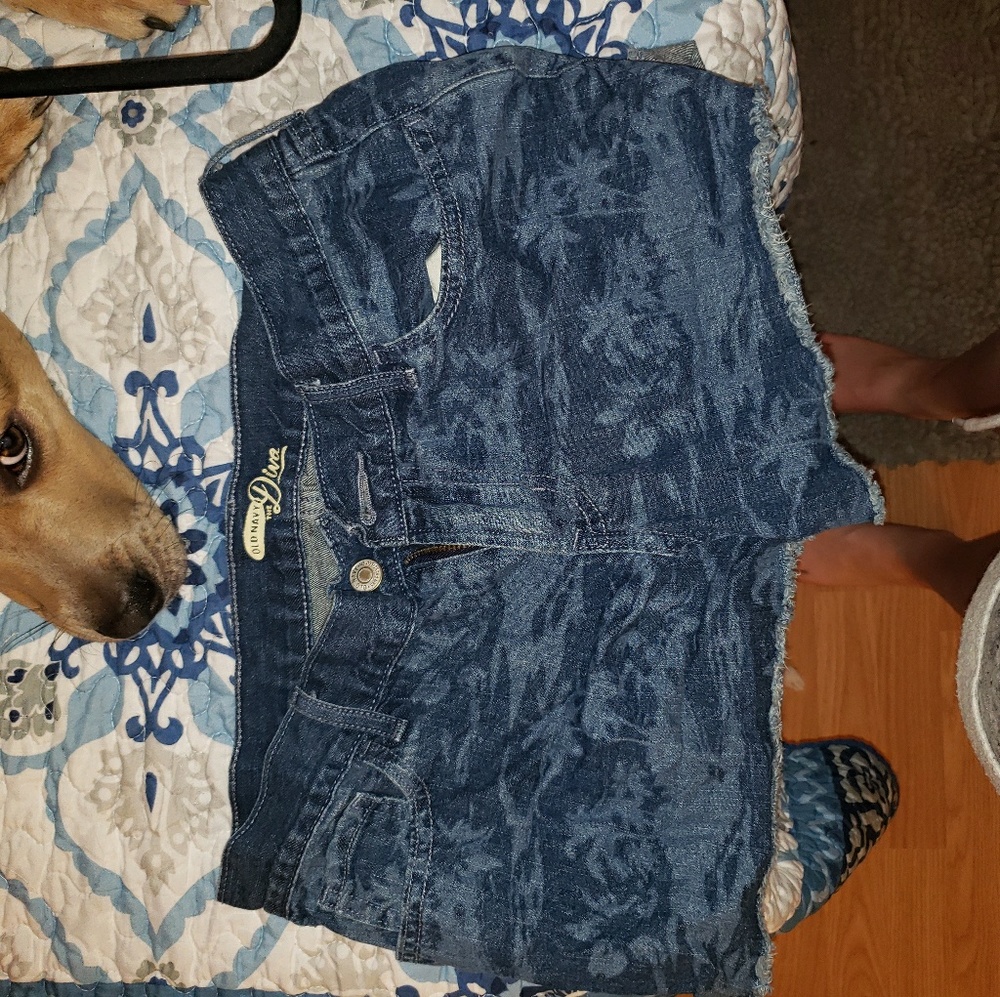 denim shorts